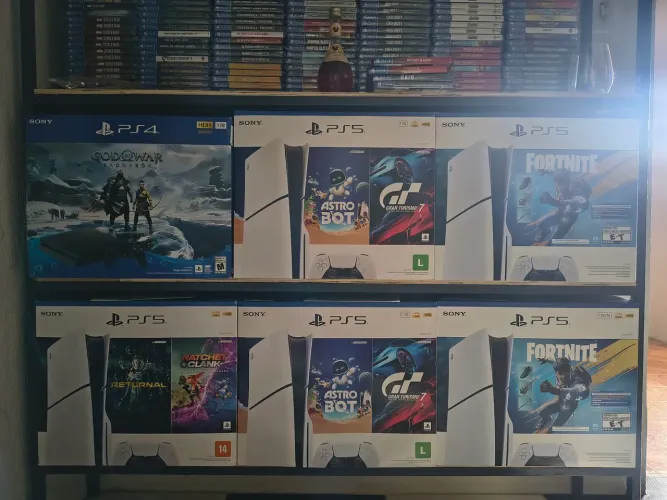 PS5 lacrados, leia descrição