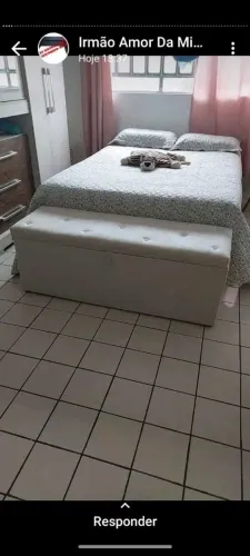 Puffs baú e cabeceira de cama whatsapp *