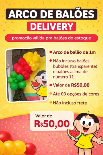 Arco de Balão delivery