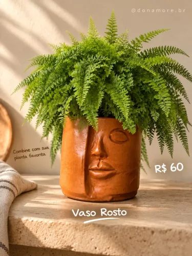 Vaso decorativos de barro