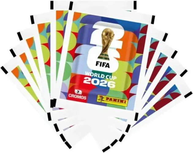 Pacotinhos de Figurinhas da Copa do Mundo FIFA 2026 - Panini
