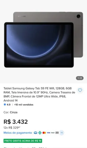 Tablet Samsung