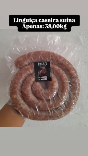 Linguiça caseira suína