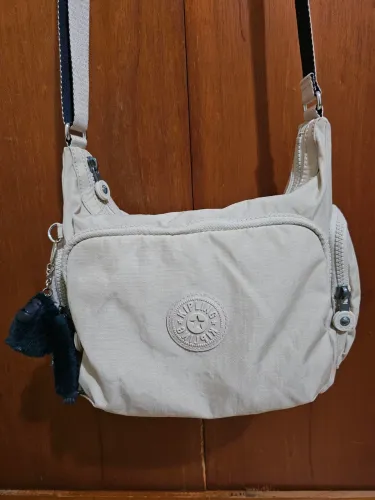 Bolsa Transversal Kipling Bege