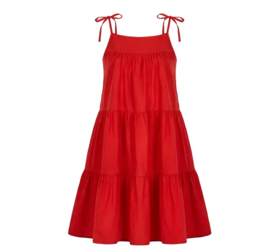 Vestido vermelho - Tamanho 8 anos