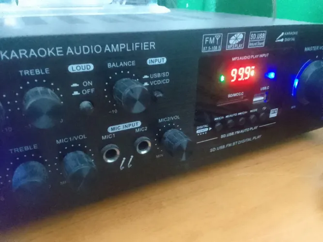 Receiver karaokê 160w