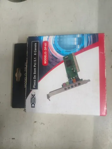Placa de Som PCI 5.1 6 Canais DEX DP-61.