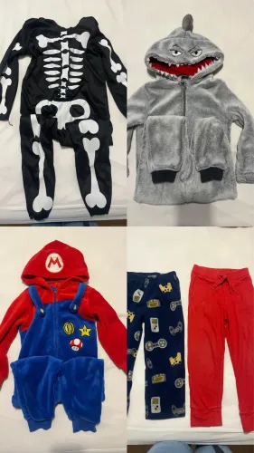 Lote roupa e tênis menino 5 anos
