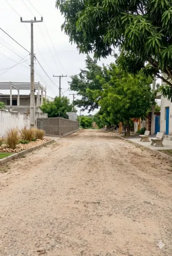 O terreno fica localizado na avenida noide Cerqueira