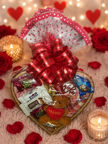 Coração de chocolate dia dos namorados 
