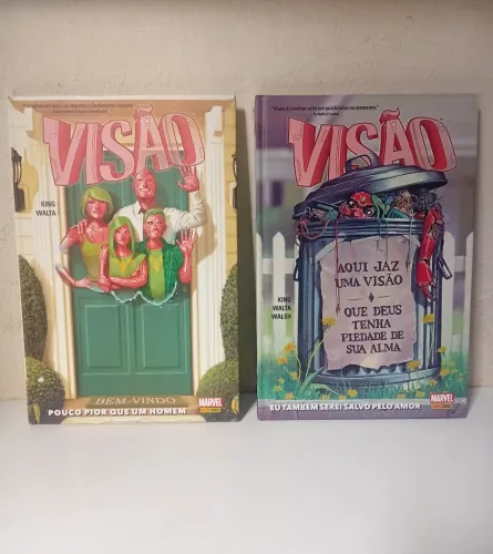 Conjunto HQs - Visão (Tom King) - Panini (Vol. 1 e 2)