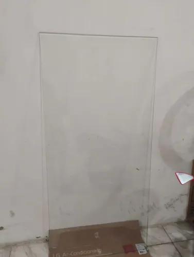 Tampão de mesa vidro temperado mede1,70 por 80cm