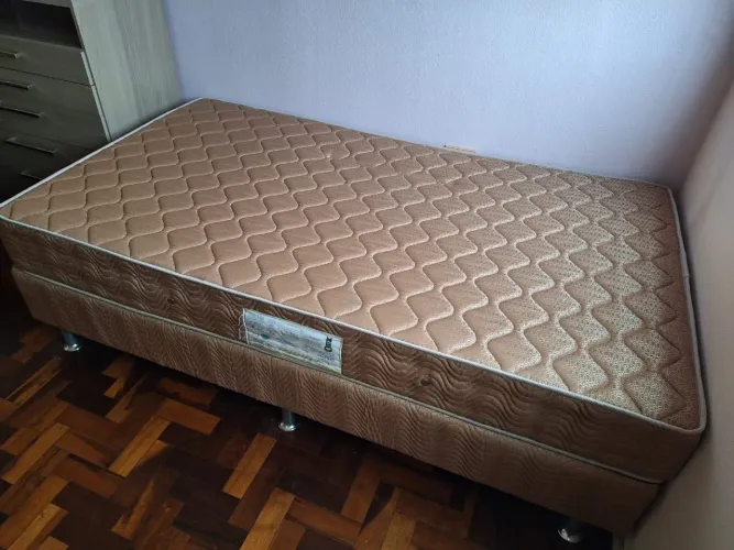 Cama Box VIUVA Ortobom + colchao