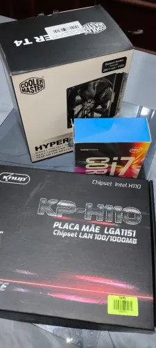 Kit i7 6700K + 16 GB DDR4 + Placa mãe