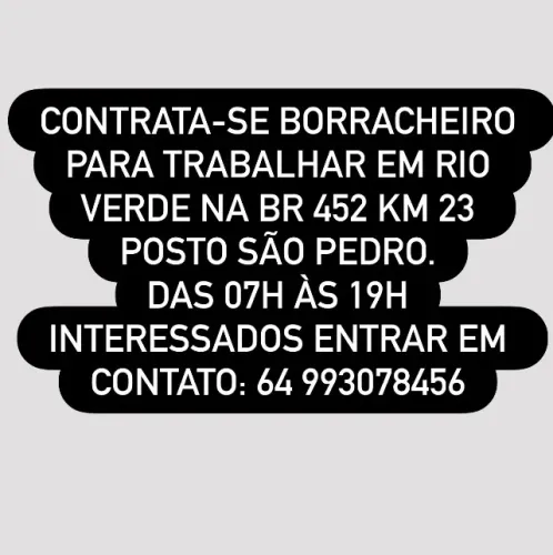 Vaga pra borracheiro