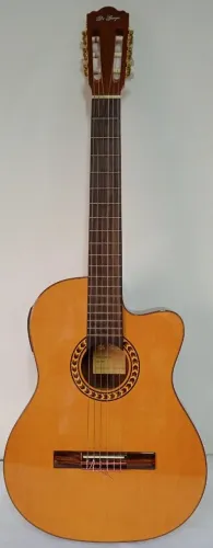 Violão Nylon Eletroacústico Di Giorgio Talent SL1 Muito Conservado