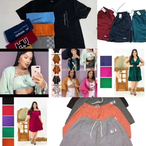 Camisas, Croppeds , Shorts, Vestidos, kimono, Regatas apartir de 6,99 VEM MONTAR SUA LOJA!
