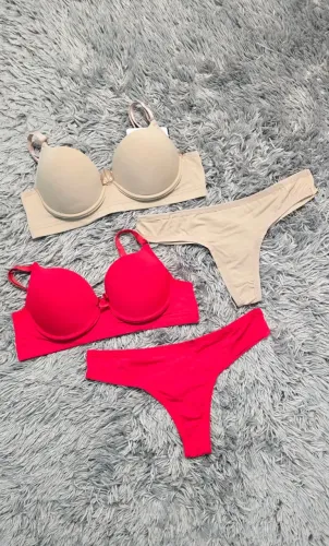 Kit 2 Conjuntos de Lingerie Premium