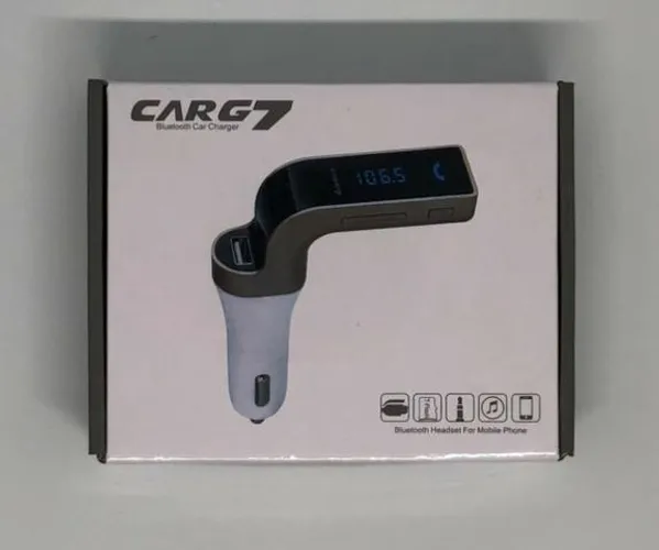 Carregador Veicular Carg7 Bluetooth Usb Mp3 Transmisor FM Novo na Caixa