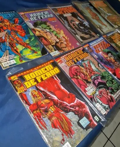 Homem de Ferro heróis renascem em 12 edições completa 1998