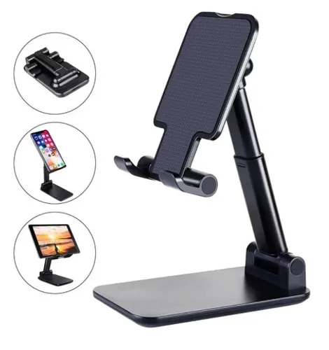 Suporte Celular Smartphone Mesa Universal Ajustavel Preto