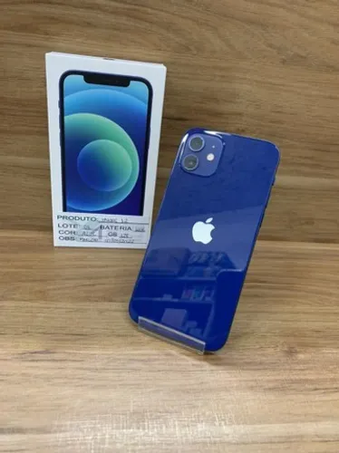 iPhone 12 azul seminovo com garantia // sucesso 
