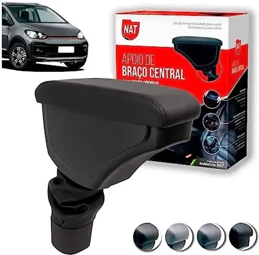 Apoio de Braço Volkswagen Up 2014 - Preto C/ Linha Preta - N100709
