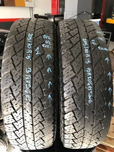 Kit 02 pneus 205/70r15 Bridgestone Dueler A/T (Usados) 1/2