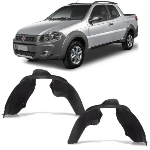Parabarro Dianteiro Fiat Strada Working 2014 à 2020 - CD / CS / CE - Shin Mei 