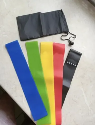 kit 5 faixa mini band de exercício físico