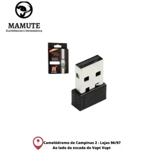 Adaptador Wifi Usb Wireless Sem Fio nano