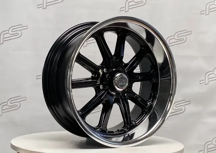 Rodas U.S Mags Rambler Preto Brilhante aro 18 / Tala 8 e 9,5 / Furação 5x114.3 / Off-set 1