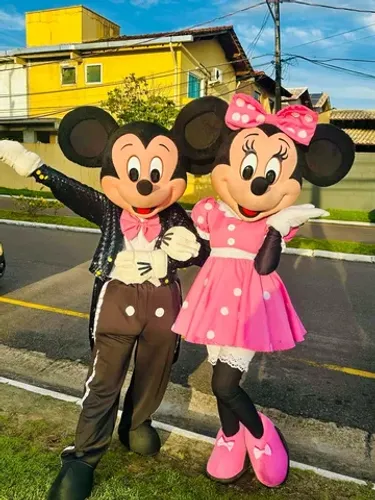 Mickey e Minnie para o seu evento 