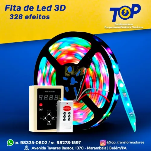 Fita de led 3D 320 efeitos (Promoção)