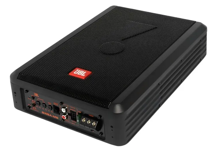 Subwoofer amplificado Ativo JBL sw8a-ms Slim Automotivo 8 200w RMS