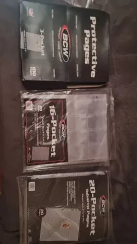 Vendo Folhas BCW para Tazos Figurinhas Cedulas