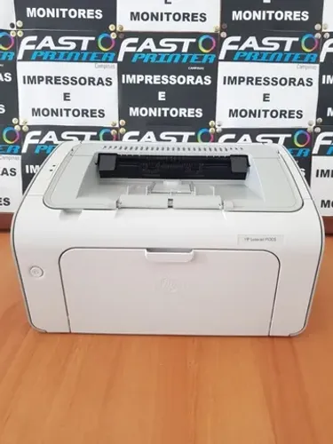 Impressora HP Laser Jet P1005 laser toner monocromática econômica 
