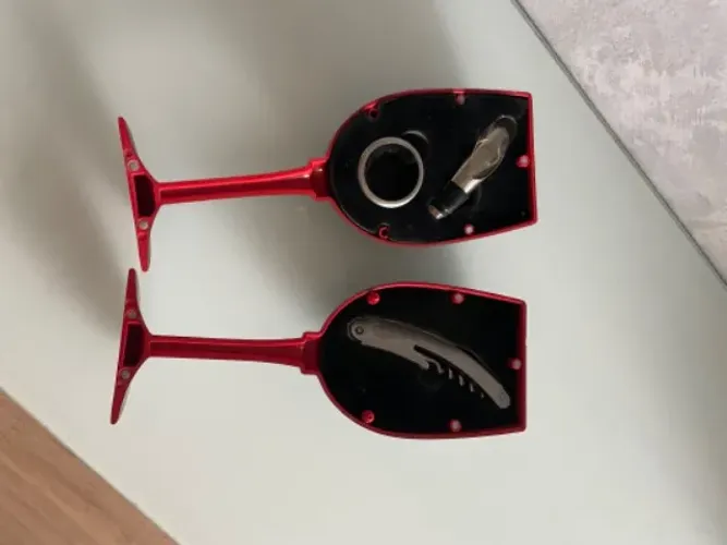 Kit de vinho com abridor