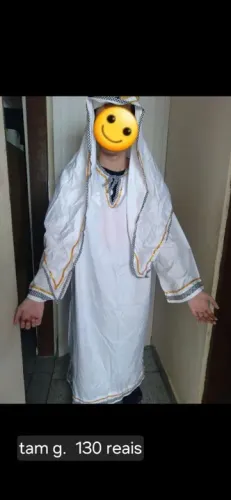 Fantasia sheik árabe Tamanho G