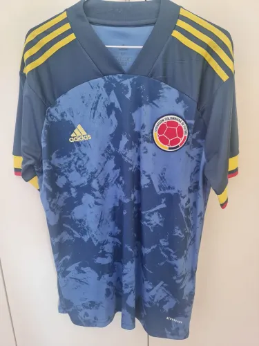 Camisa da Colômbia Adidas - Azul Marinho