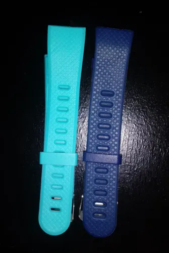  Kit Pulseiras de silicone para relógio inteligente D20 - Azul e  Azul marinho 