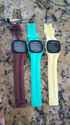 Relógios Xufeng totalmente a prova d'água, todas as cores!