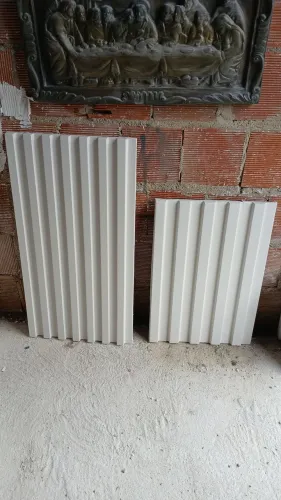 Painéis 3D ripado decorativos para parede