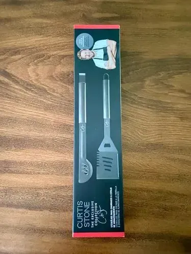 Pegador e espátula para churrascos curtis Stones