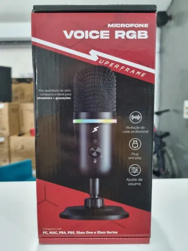 Microfone Superframe VOICE RGB