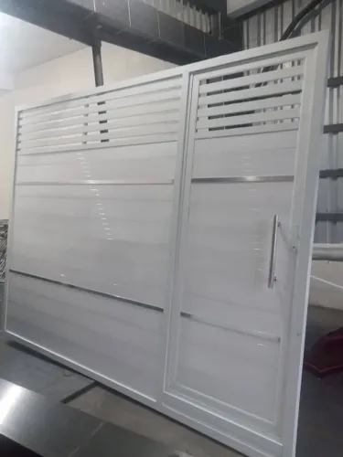 Portões de Garagem automatico, Deslizante.Aluminio