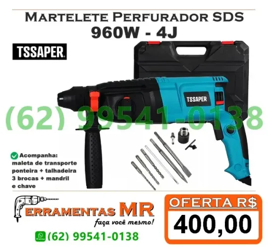 Martelete SDS plus completo