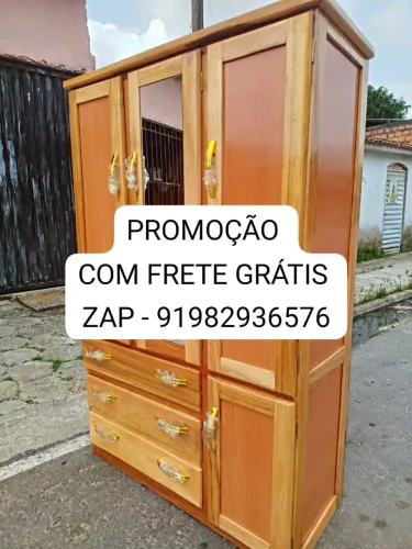 GUARDA - ROUPA - DE SOLTEIRO COM FRETE GRÁTIS - NOVO!