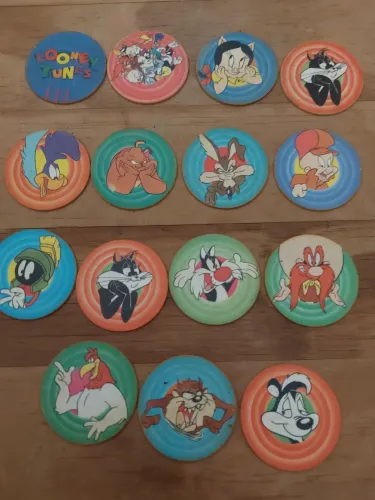 Tazo Looney Tunes - Relíquia ! 16 unidades
