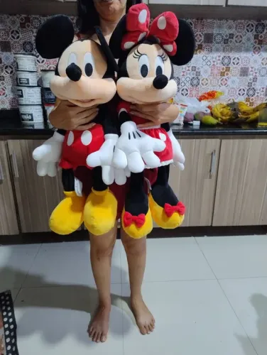 Par de Pelúcias Mickey e Minnie gigante 